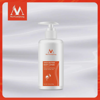 MeiYanQiong Shea Butter Moist Body Lotion Deep Hydration Smooth Tender Skin 8.82oz/250g